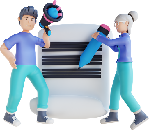 3D illustration content marketing